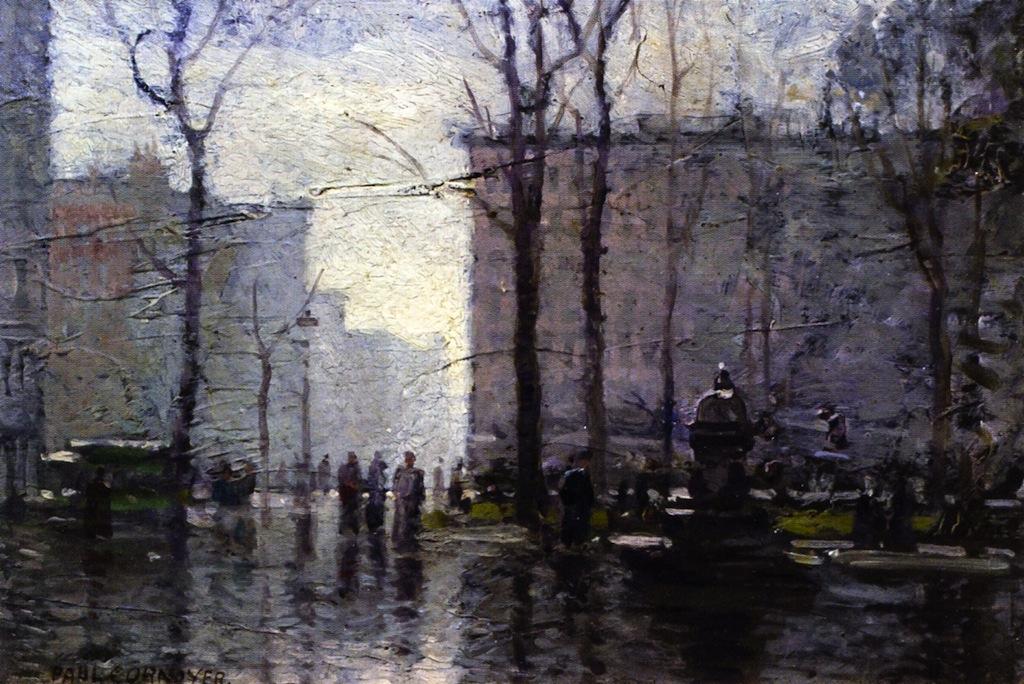 Rainy Day, New York City — Paul Cornoyer