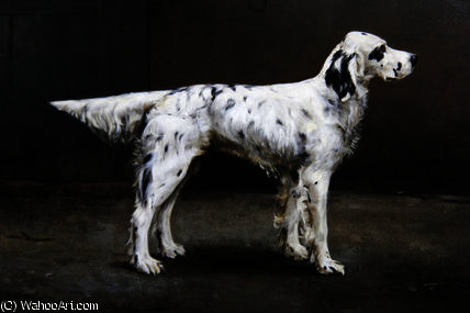 Portrait Of A Dog — Charles Van Den Eycken