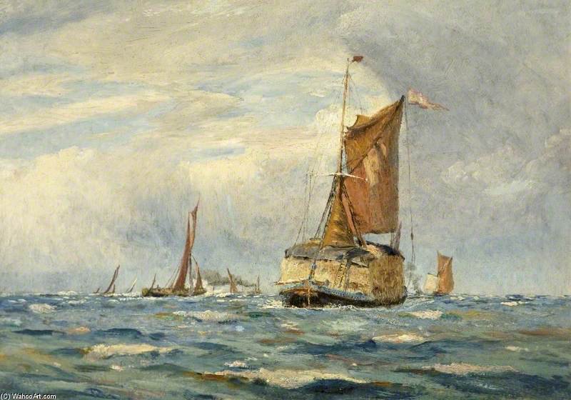 A Breezy Day On The Medway, Kent — William Lionel Wyllie