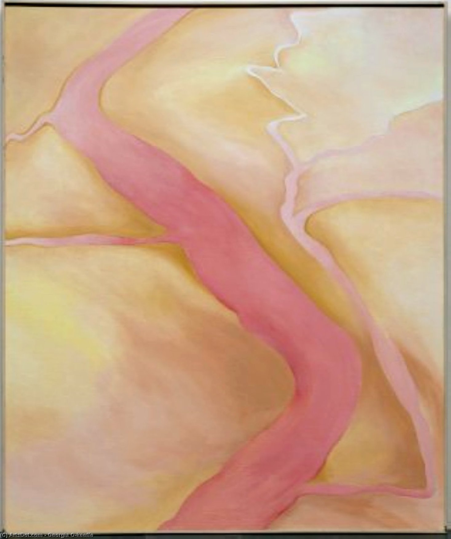It Was Yellow And Pink Ii — Georgia O'keeffe