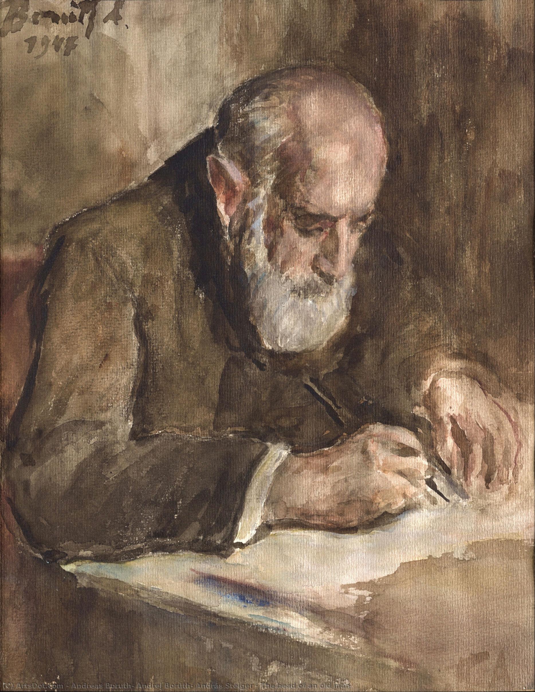 The Head Of An Old Man — Andreas Boruth, Andrej Borúth, András Steiger