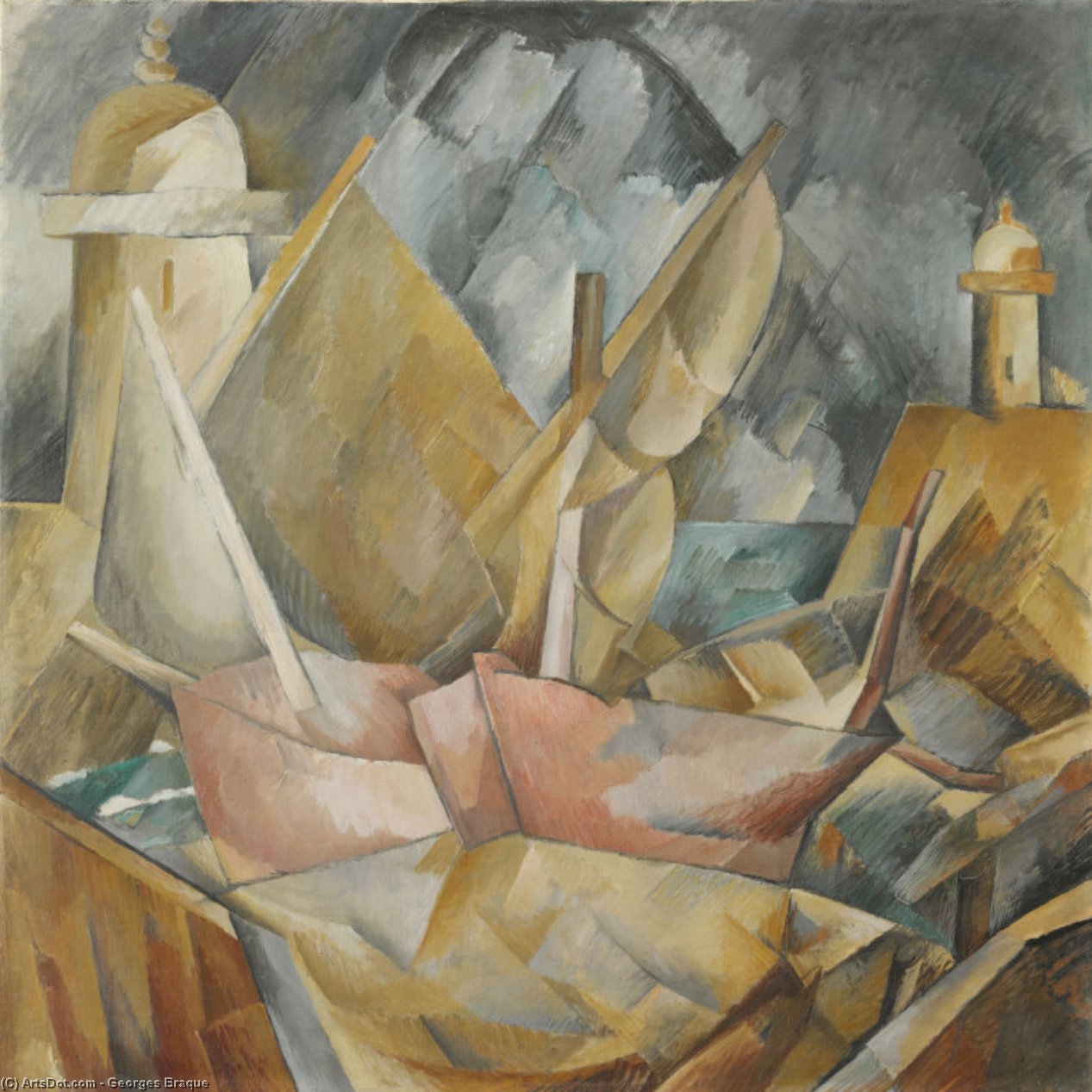 Puerto En Normandía — Georges Braque