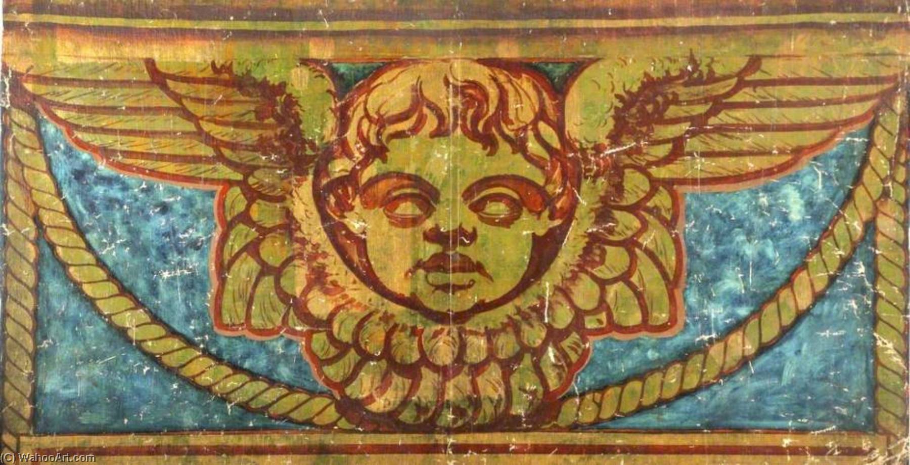 Part Of The Cherub Frieze (cartoon For St Paul's Cathedral) — Hugh Hutton Stannus