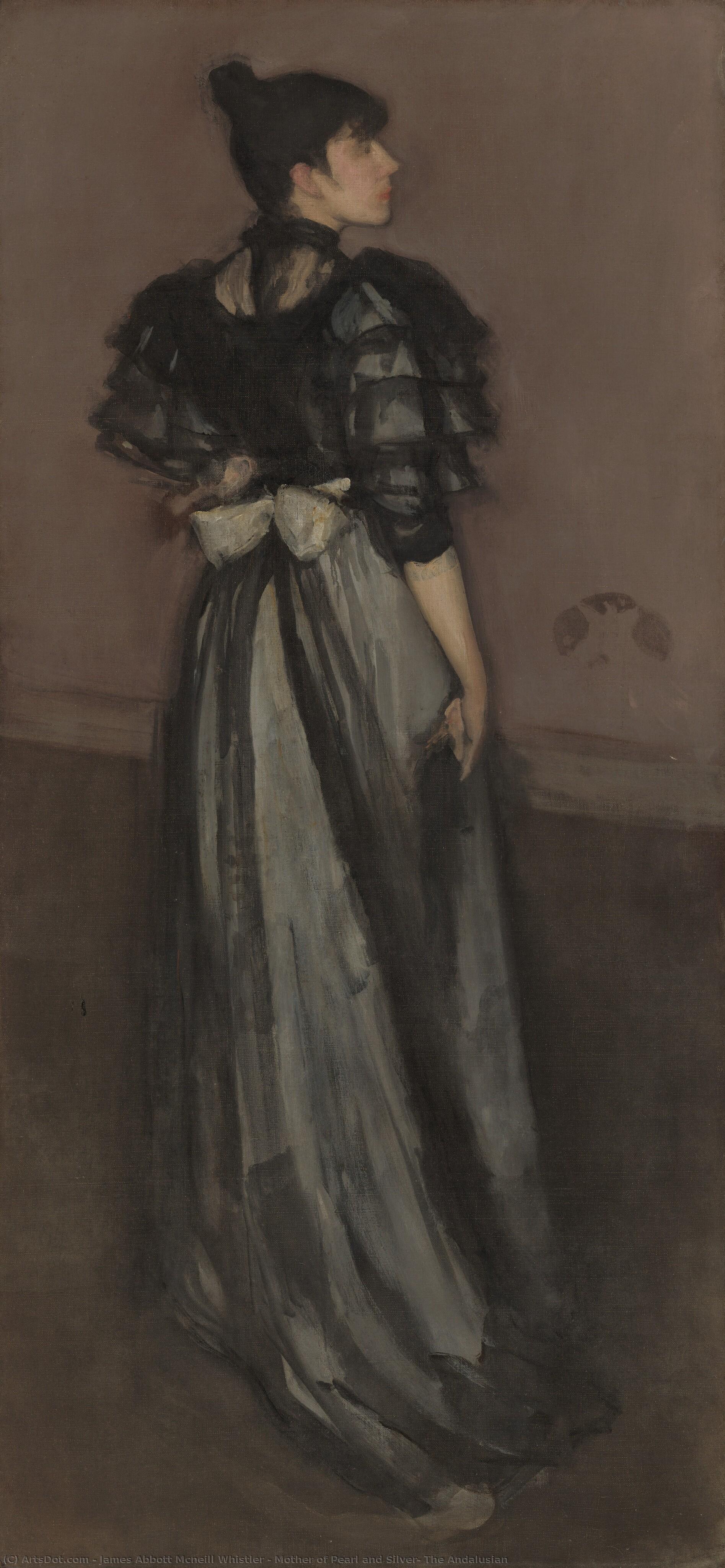 Mother Of Pearl And Silver: The Andalusian — James Abbott Mcneill Whistler