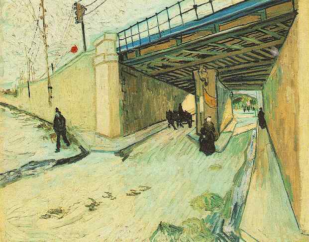 Eisenbahnbrücke Über Die Avenue Montmajour, Arles — Vincent Willem Van Gogh