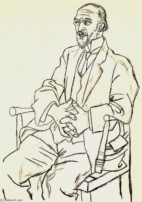 Portrait Of Erik Satie — Pablo Picasso