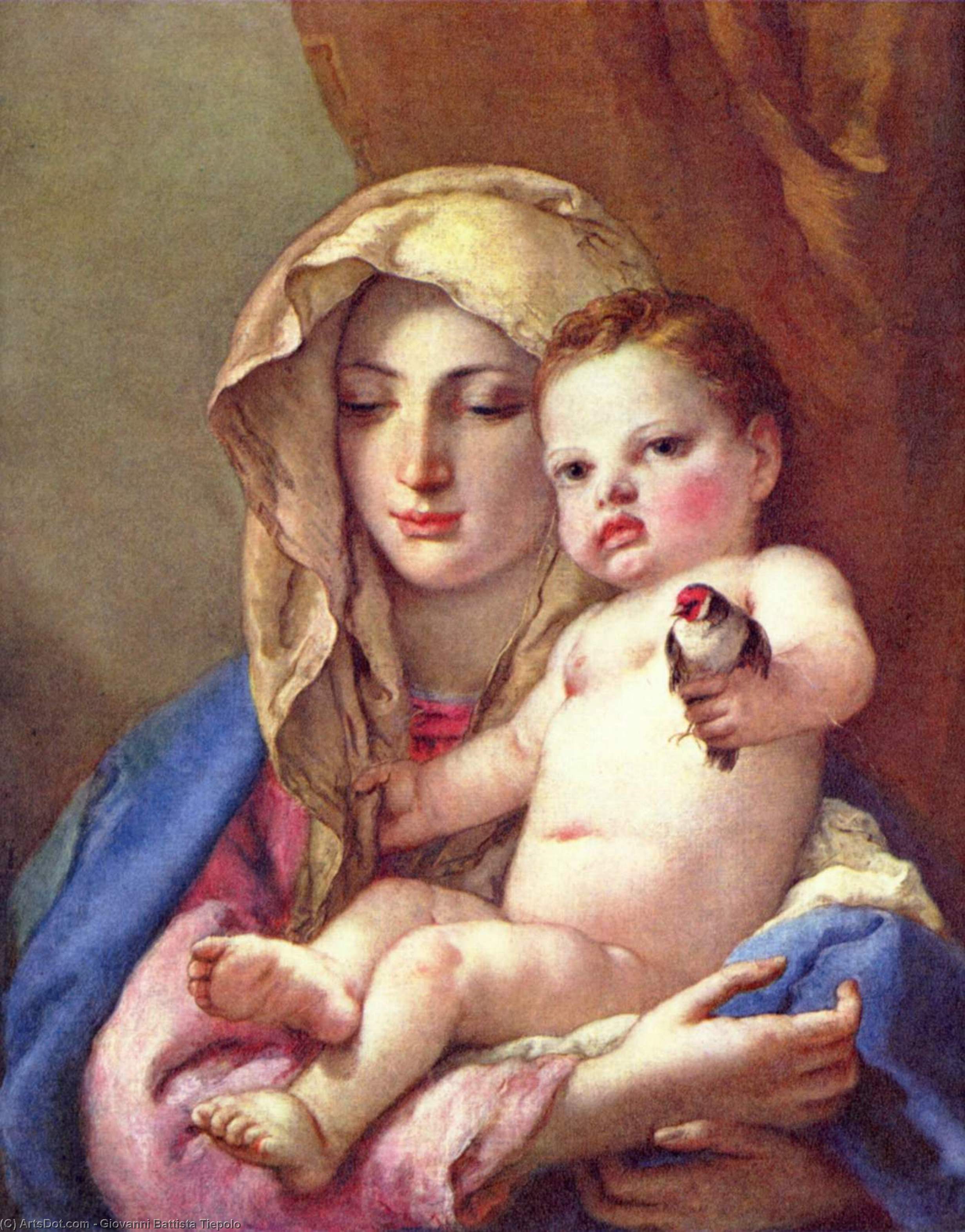 Madonna Of The Goldfinch — Giambattista Tiepolo