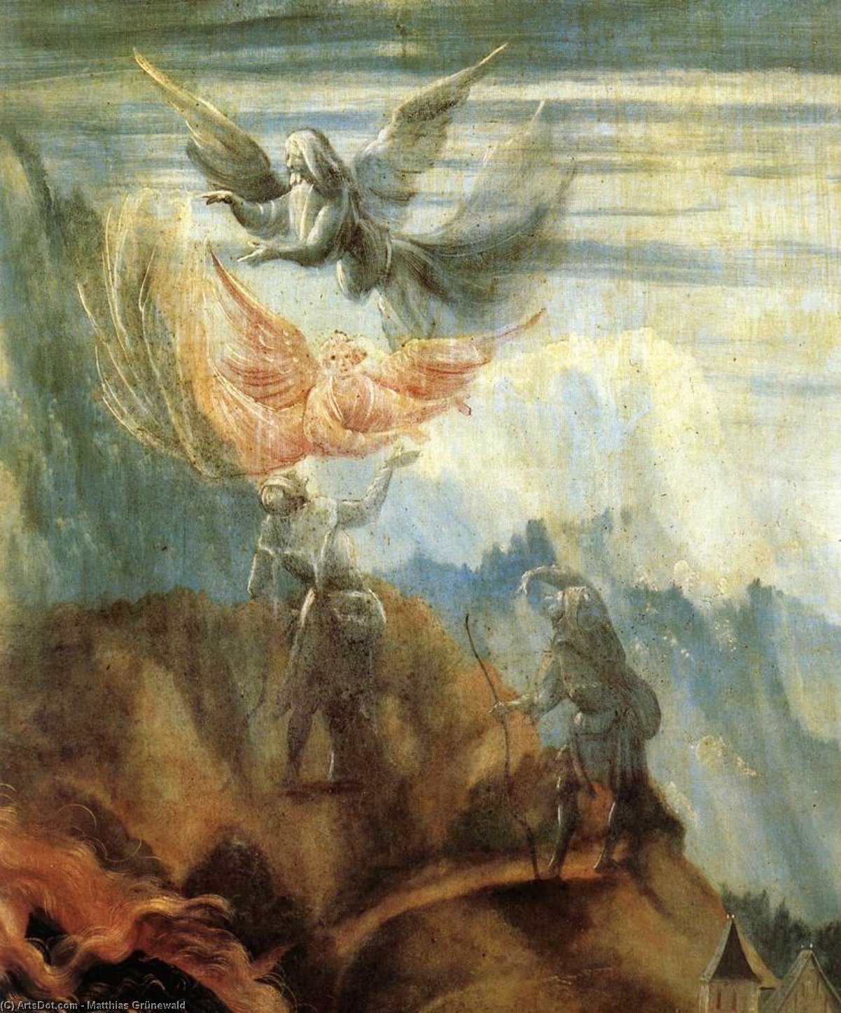 Nativity (detail) (10) — Matthias Grünewald