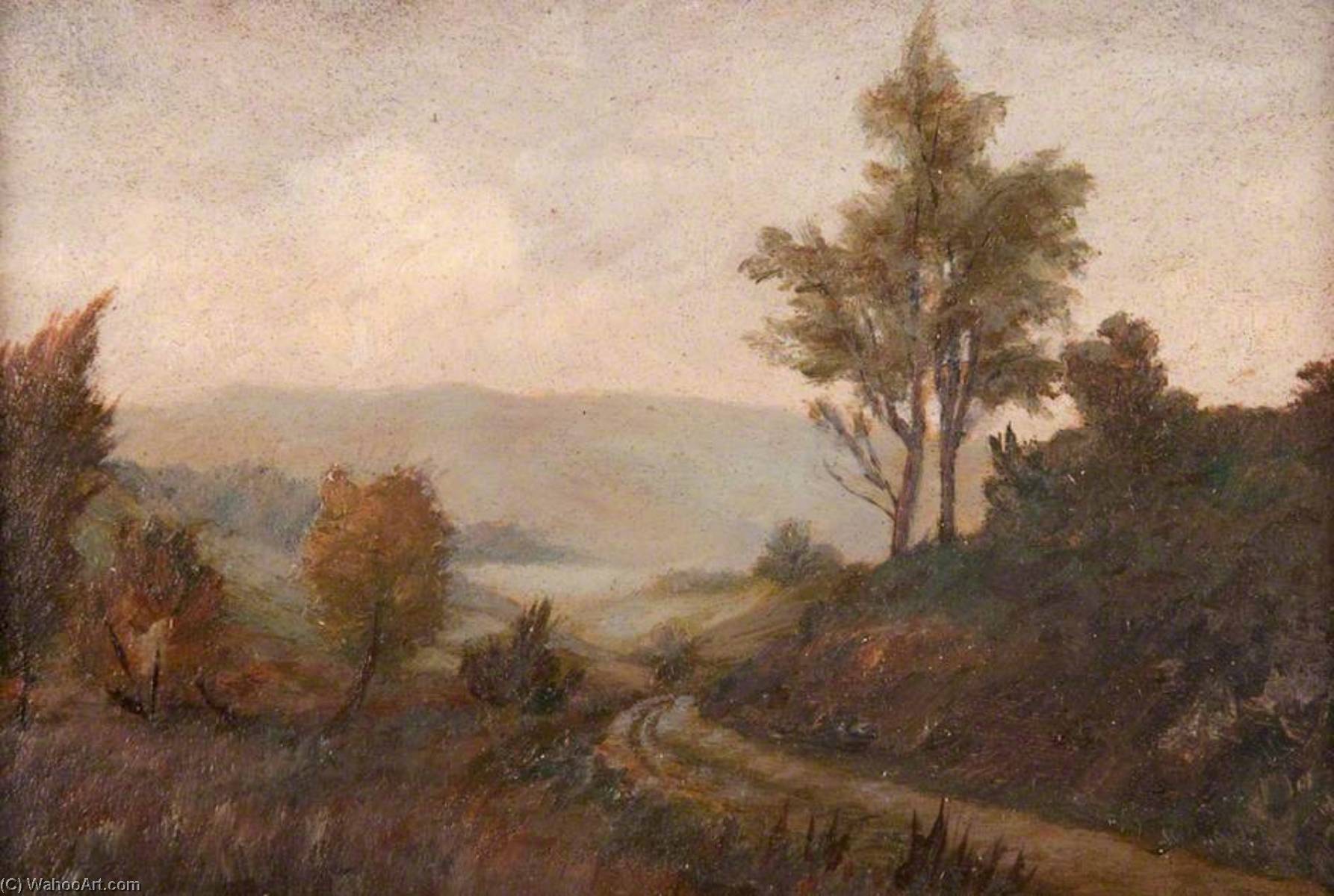 Landscape And Loch Craigallion — Robert Lillie