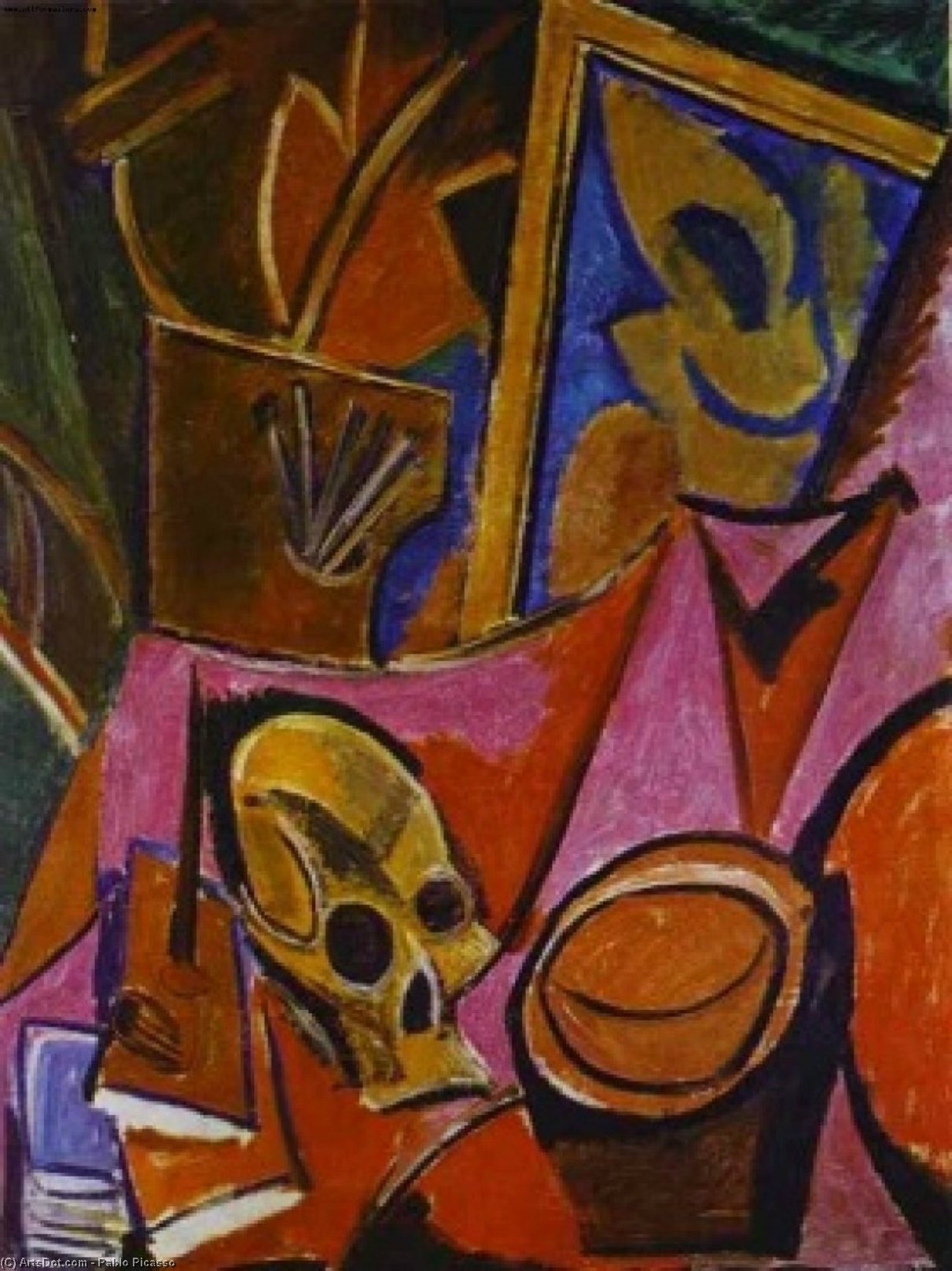 Composition With A Skull — Пабло Пикасо
