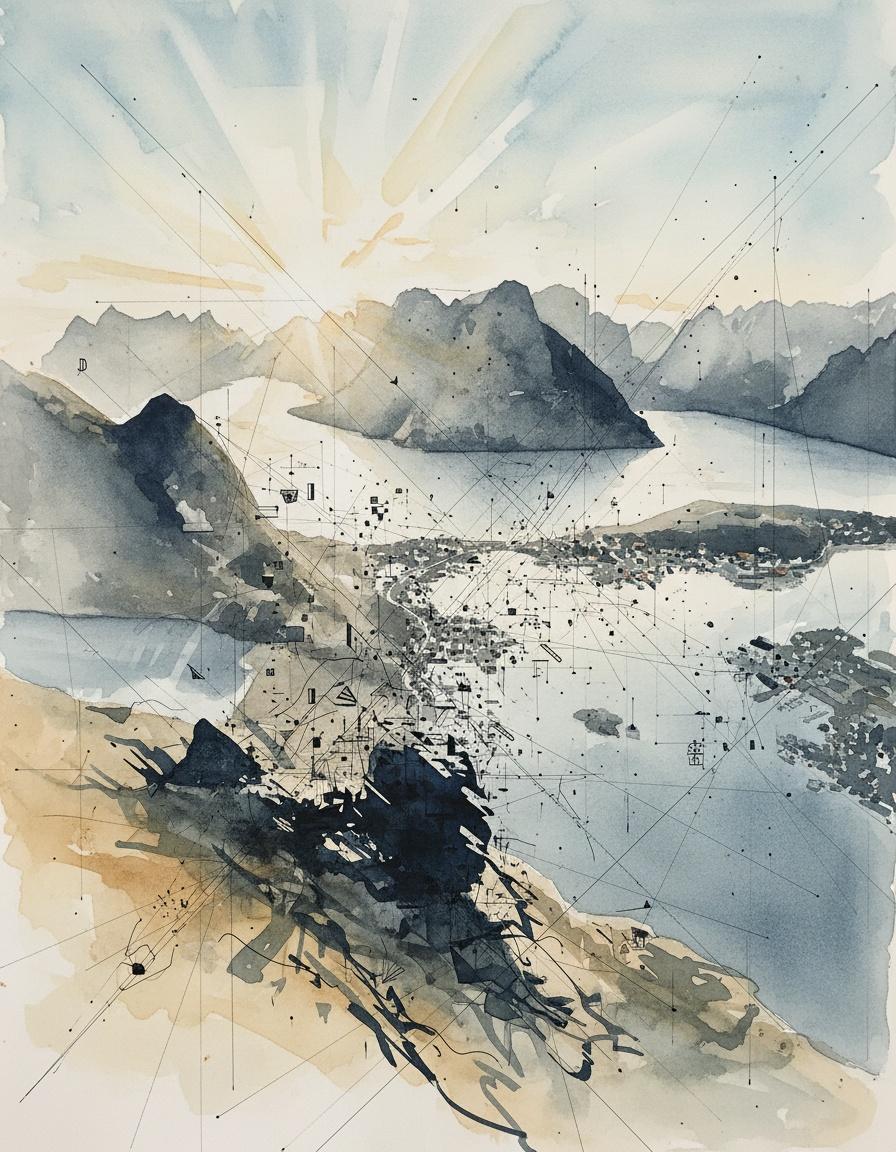 Topographic Resonance: Fragmented Horizon I — Camille Dubois