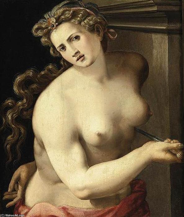 Lucretia — Michele Di Ridolfo Del Ghirlandaio (michele Tosini)