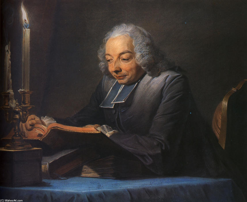 Abbe Jean-jacques Huber — Maurice Quentin De La Tour