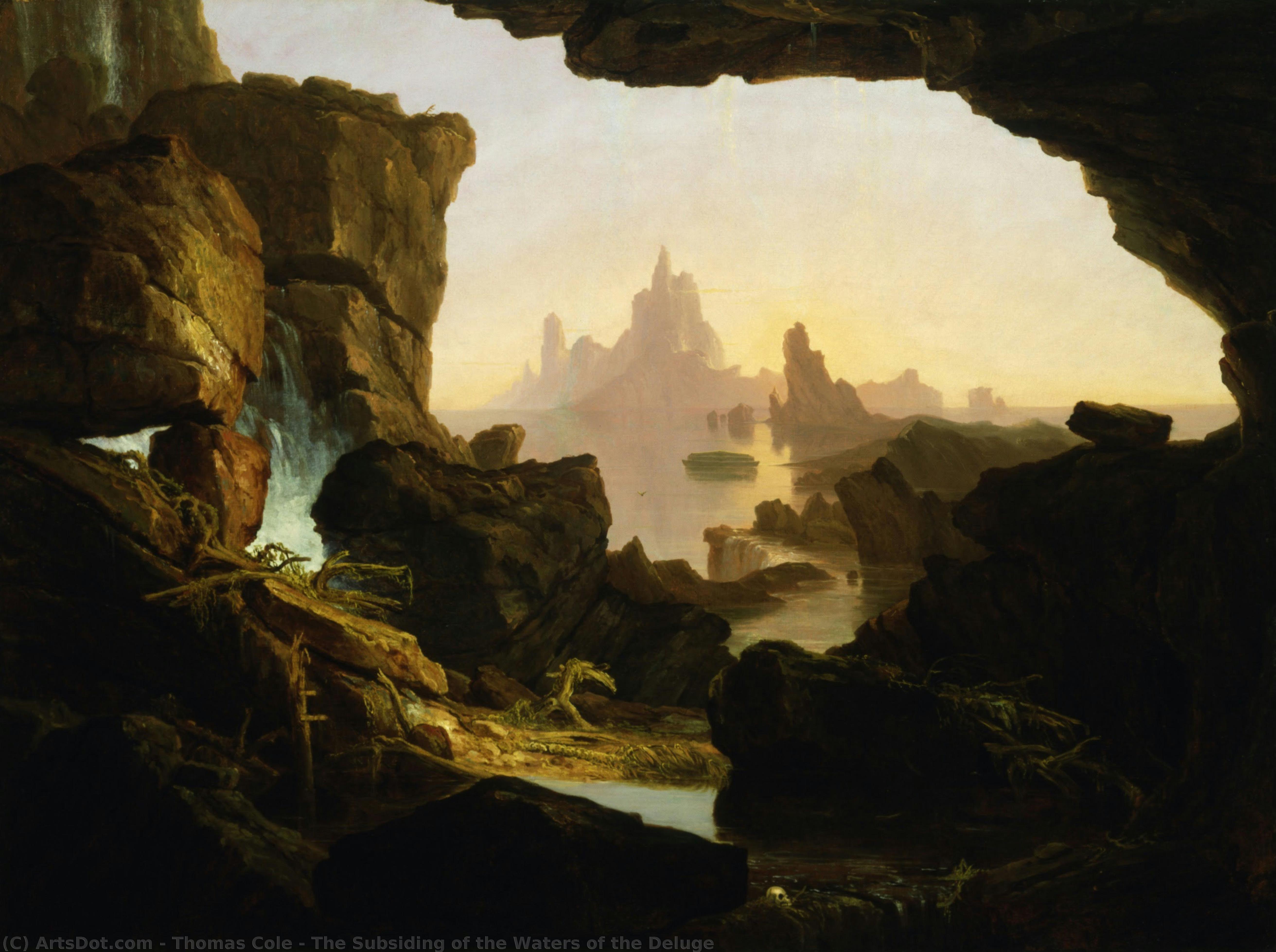 The Subsiding Of The Waters Of The Deluge — Thomas Cole