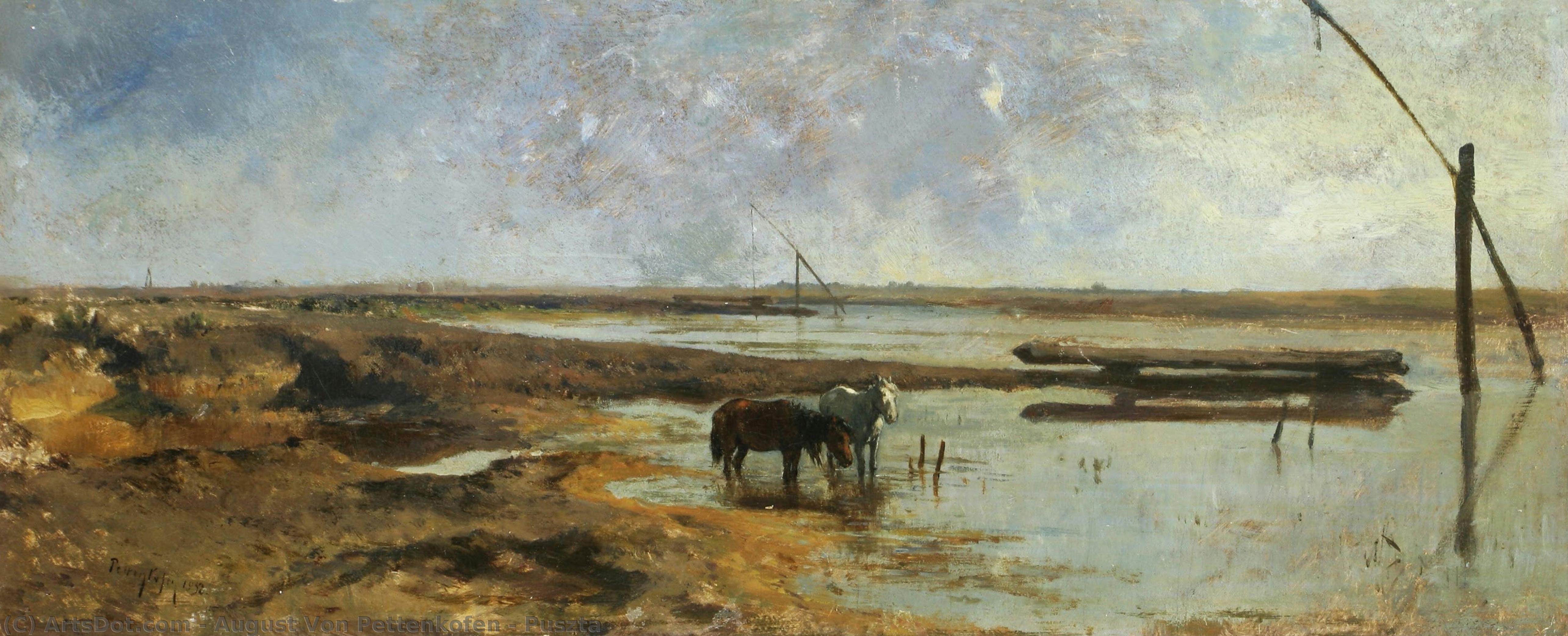 Puszta — August Von Pettenkofen