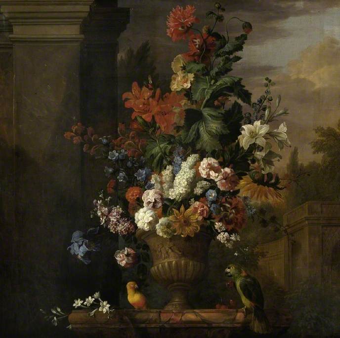 A Stone Vase Of Flowers — Jakab Bogdány