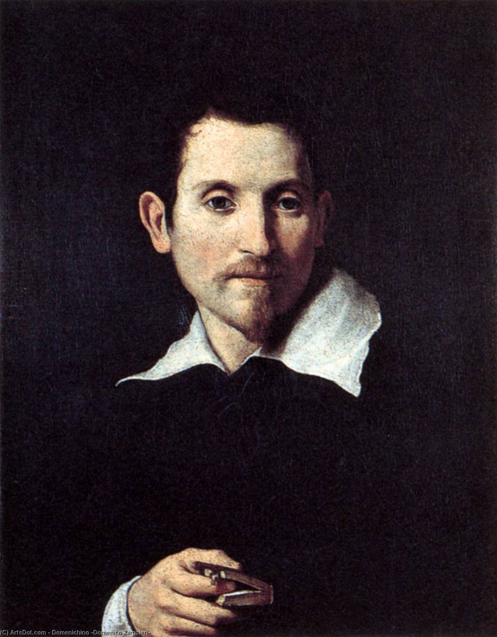 Portrait Of Virginio Cesarini — Domenichino (domenico Zampieri)