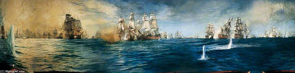 The Battle Of Trafalgar Panorama — William Lionel Wyllie