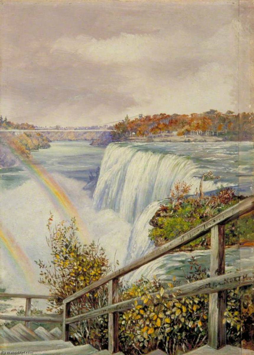 The American Fall From Pearl Island, Niagara — Marianne North