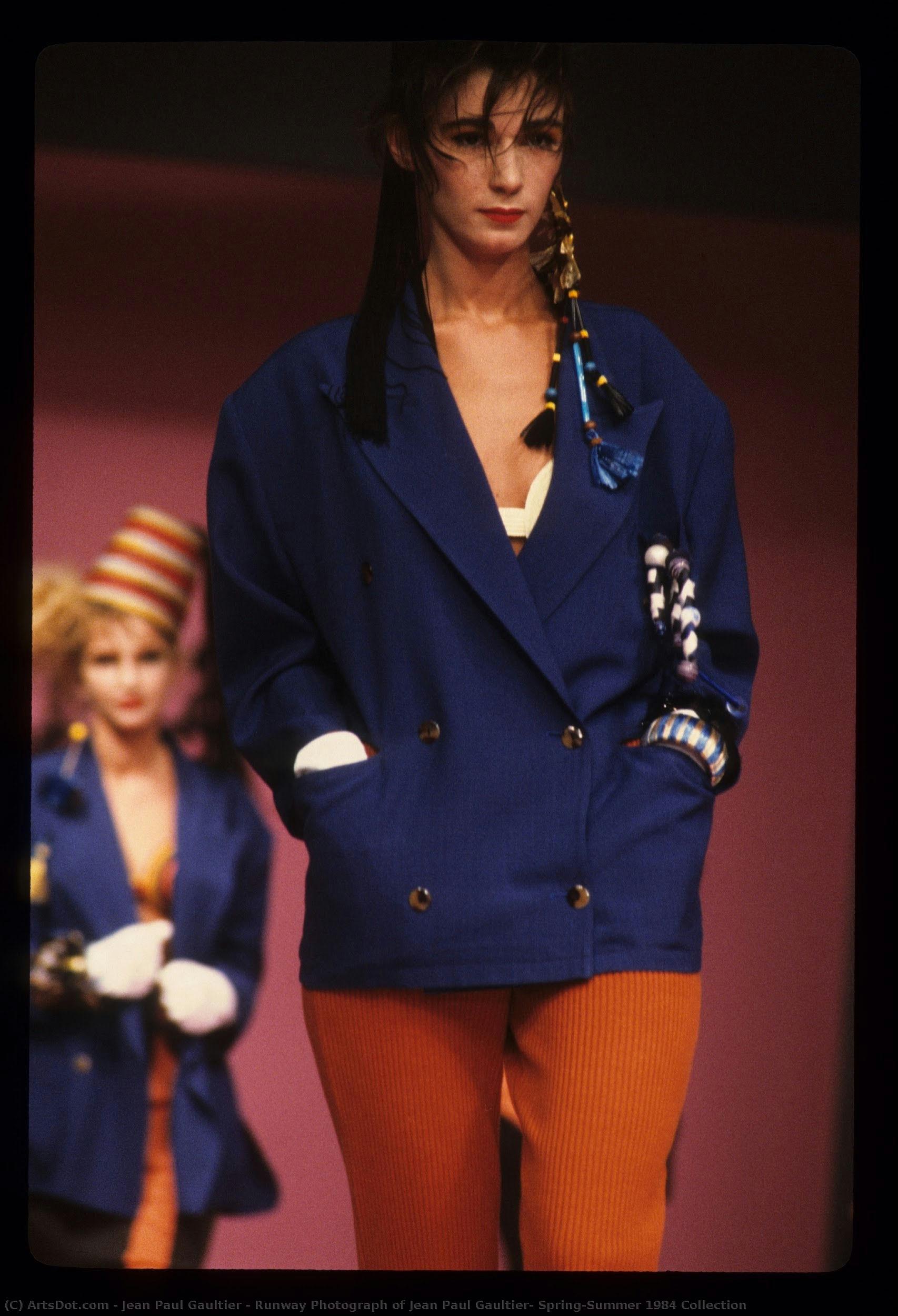 Runway Photograph Of Jean Paul Gaultier, Spring/summer 1984 Collection — Jean Paul Gaultier
