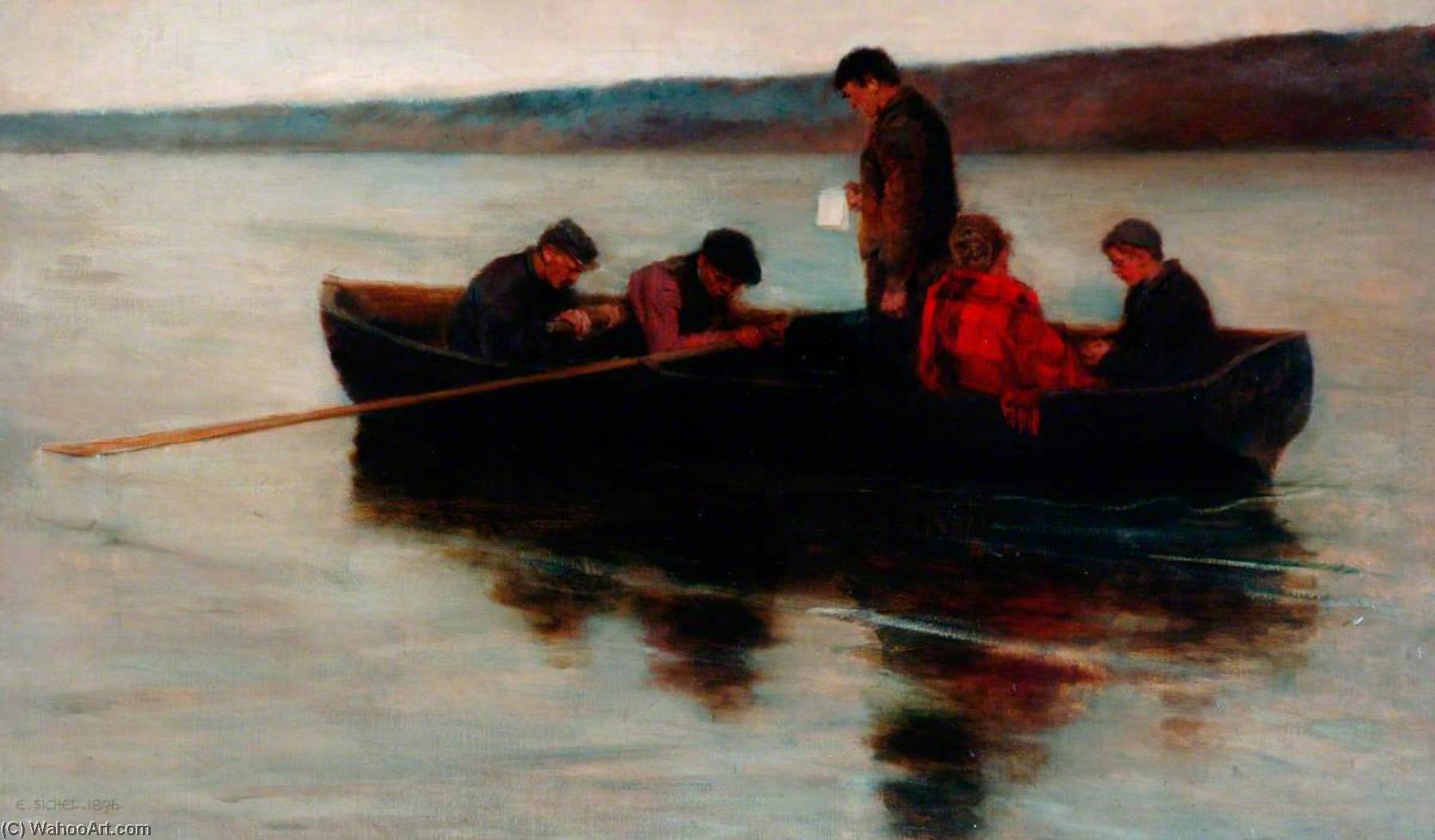 A Child's Funeral In The Highlands — Ernest Leopold Sichel