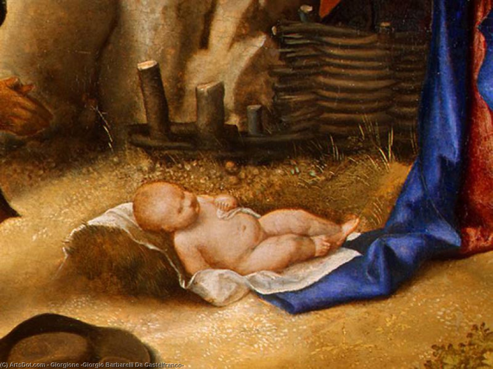 Anbetung Der Hirten (detail)_2 — Giorgione