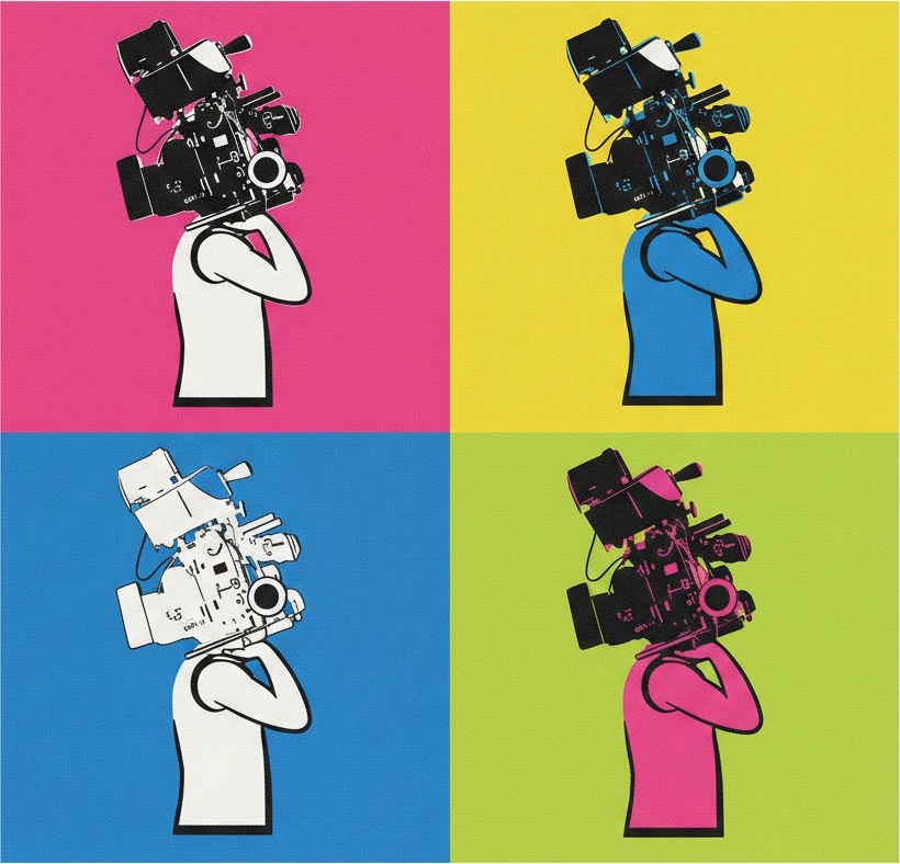 Quadrate Vision: Eine Monolithische Studie Kinoreifer Symmetrie Und Lebendiger Pop-ikonografie — Jean-paul Faubert