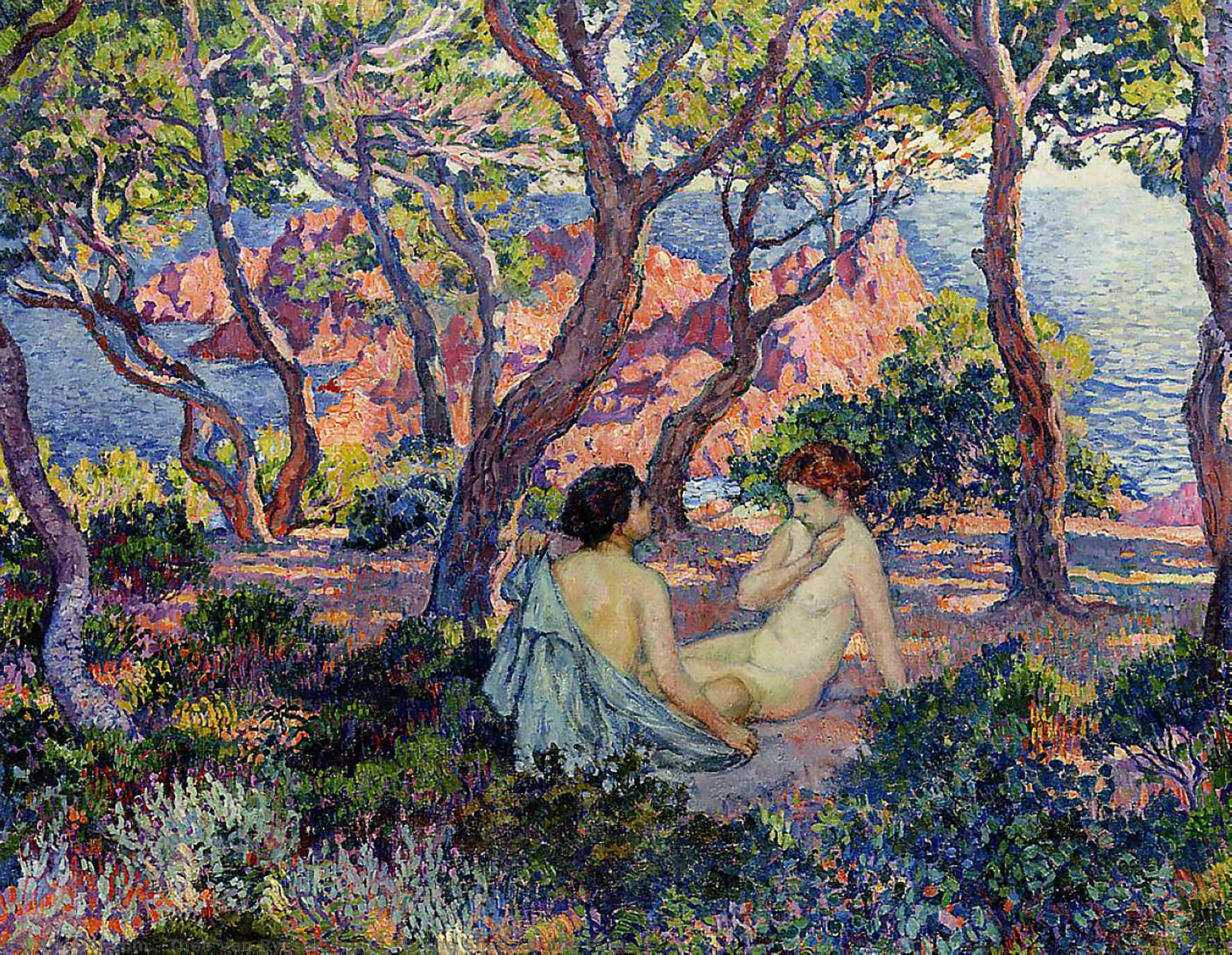 In The Shade Of The Pines — Theo Van Rysselberghe