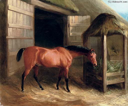 A Hunter In A Stable — Richard Barrett Davis