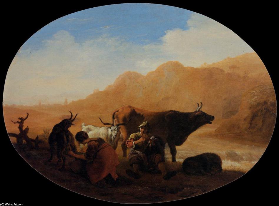 The Herdsmen — Pieter Boddingh Van Laer