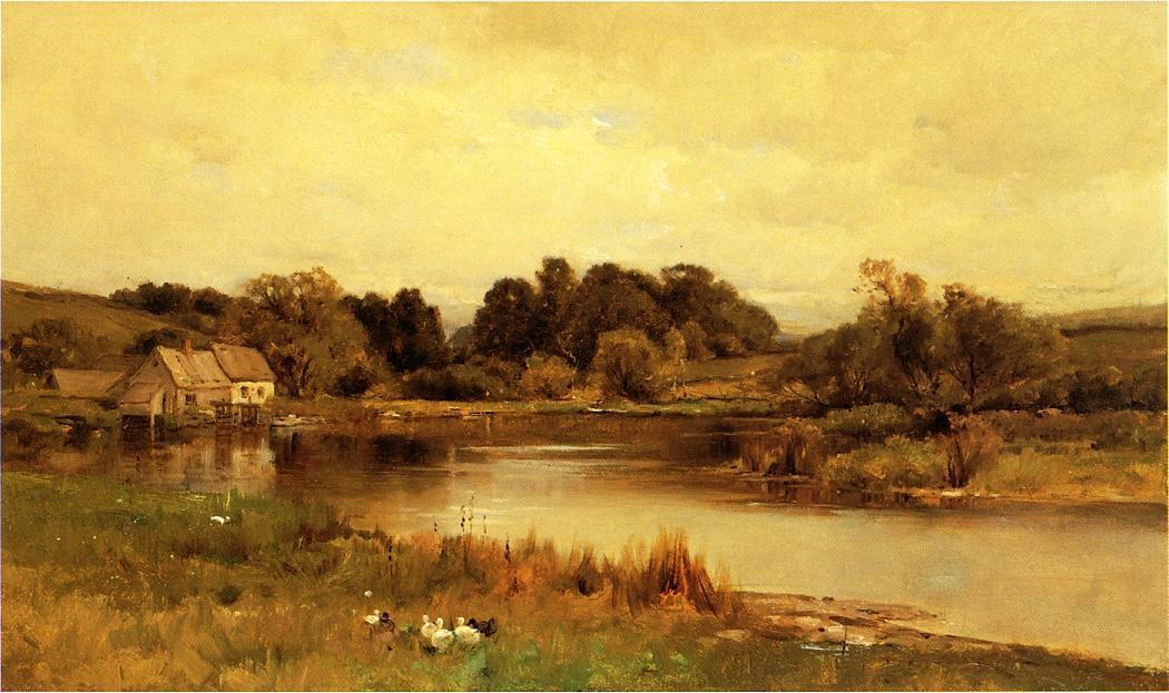 Mill Pond At Ridgefield, Connecticut — George Henry Smillie