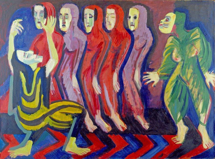 Mary Wigman's Dance Of The Dead — Ernst Ludwig Kirchner