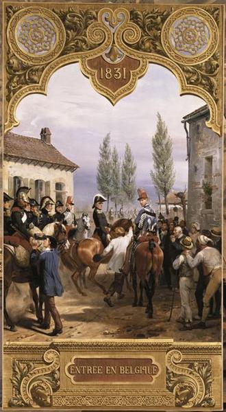 Entrée De L'armée Française En Belgique, 9 Août 1831 — Emile Jean Horace Vernet