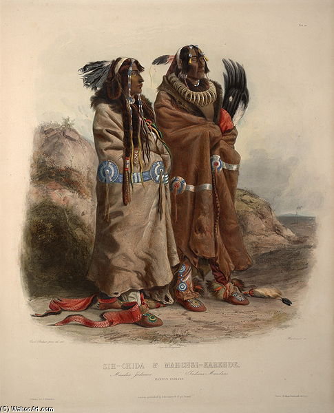 Mandan Indians — Карл Бёдер