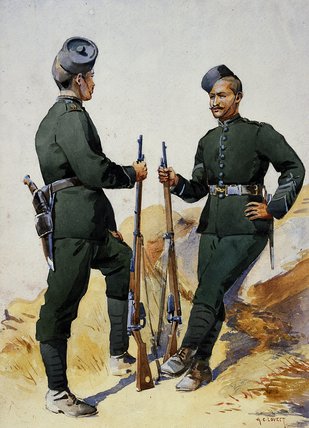 Soldiers Of The 39th Garwhal Rifles — Alfred Crowdy Lovett