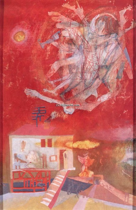 The Angel Appears To Loth — Bela Kondor