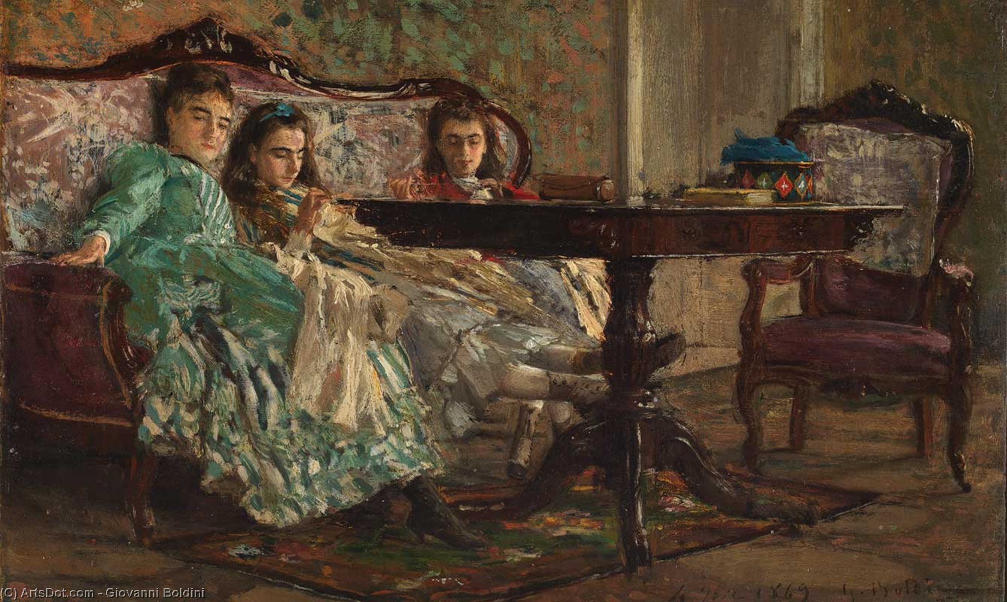 The Lascaraky Sisters — Giovanni Boldini