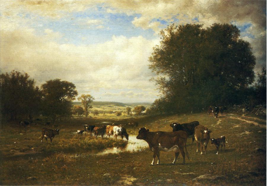 Cattle Grazing — James Mcdougal Hart