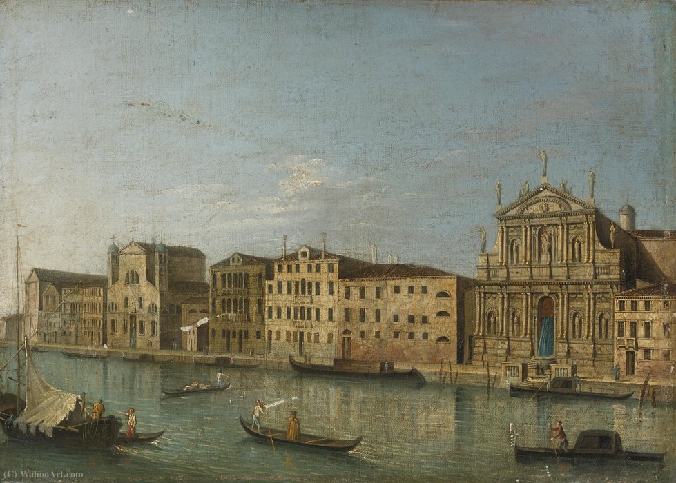 Views Of The Grand Canal, Venice — Apollonio Domenichini (maestro Della Fondazione Langmatt)