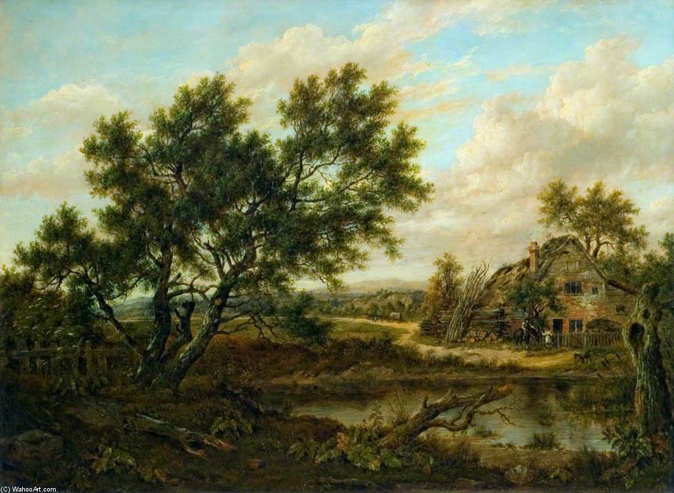 Landscape With A Cottage And Figures — Патрик Нэсмит