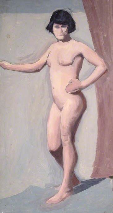 Female Nude (verso) — Albert C Cooper