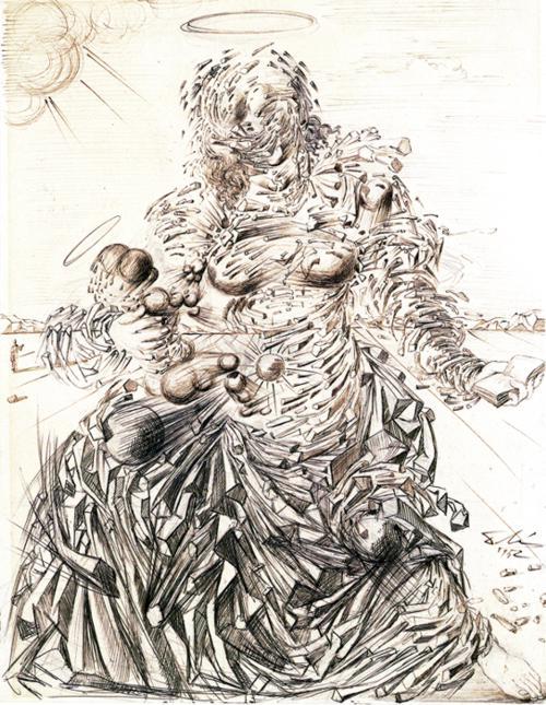 Corpuscular Madonna — Salvador Dalí