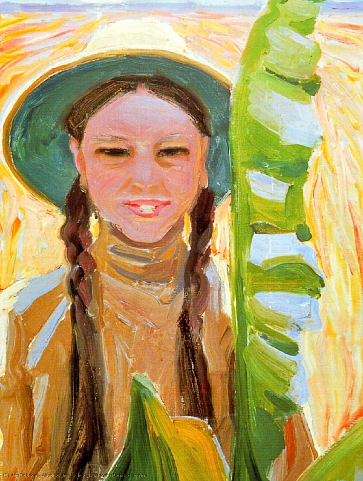 Kirsti With Banana Leaves — アクセリ・ガレン＝カレラ