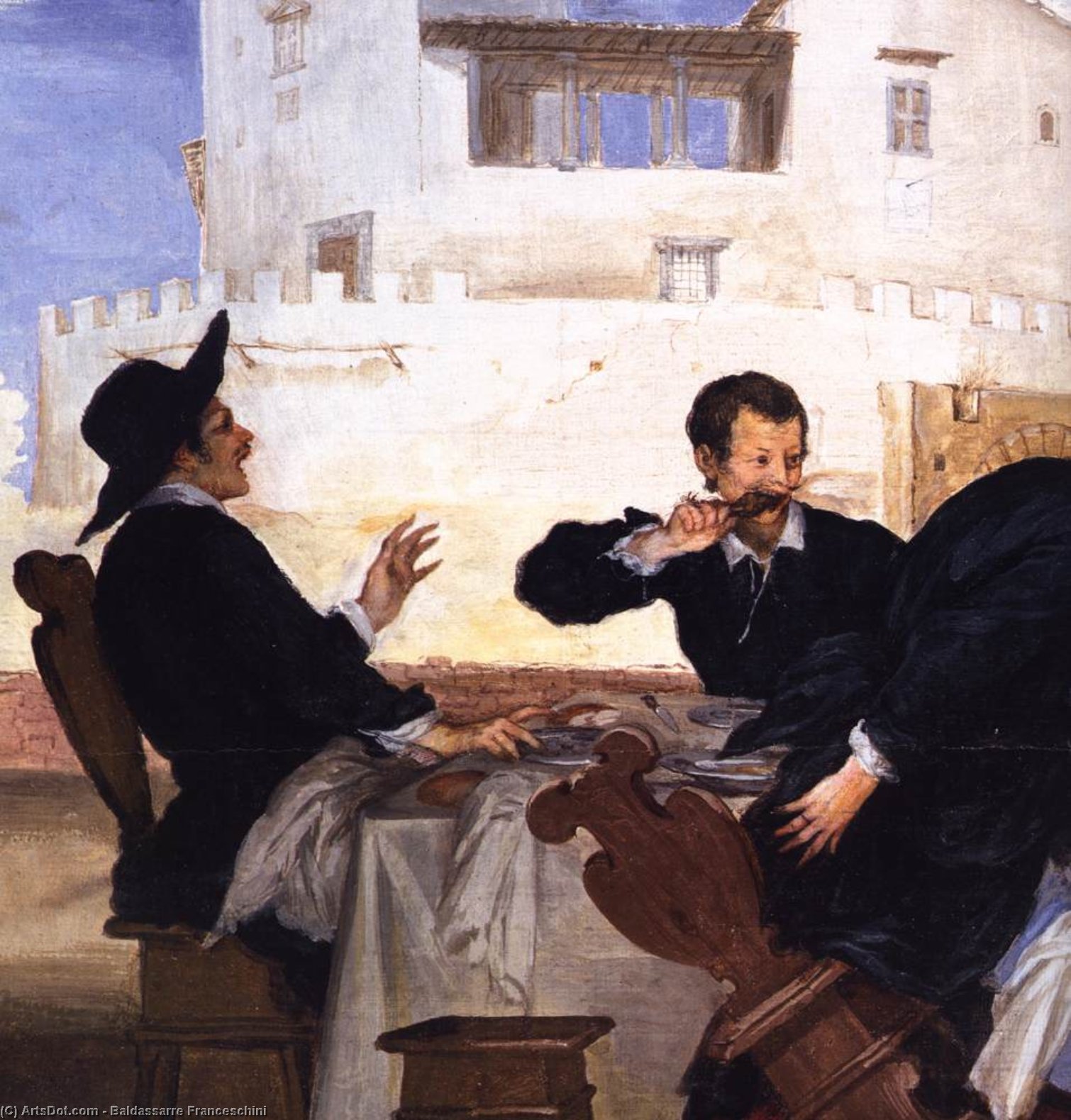 One Of Father Arlotto's Tricks (detail) — Baldassarre Franceschini