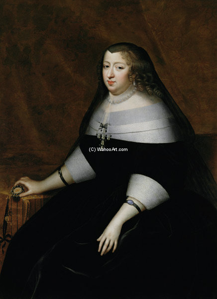 Portrait Of Anne Of Austria — Charles Beaubrun