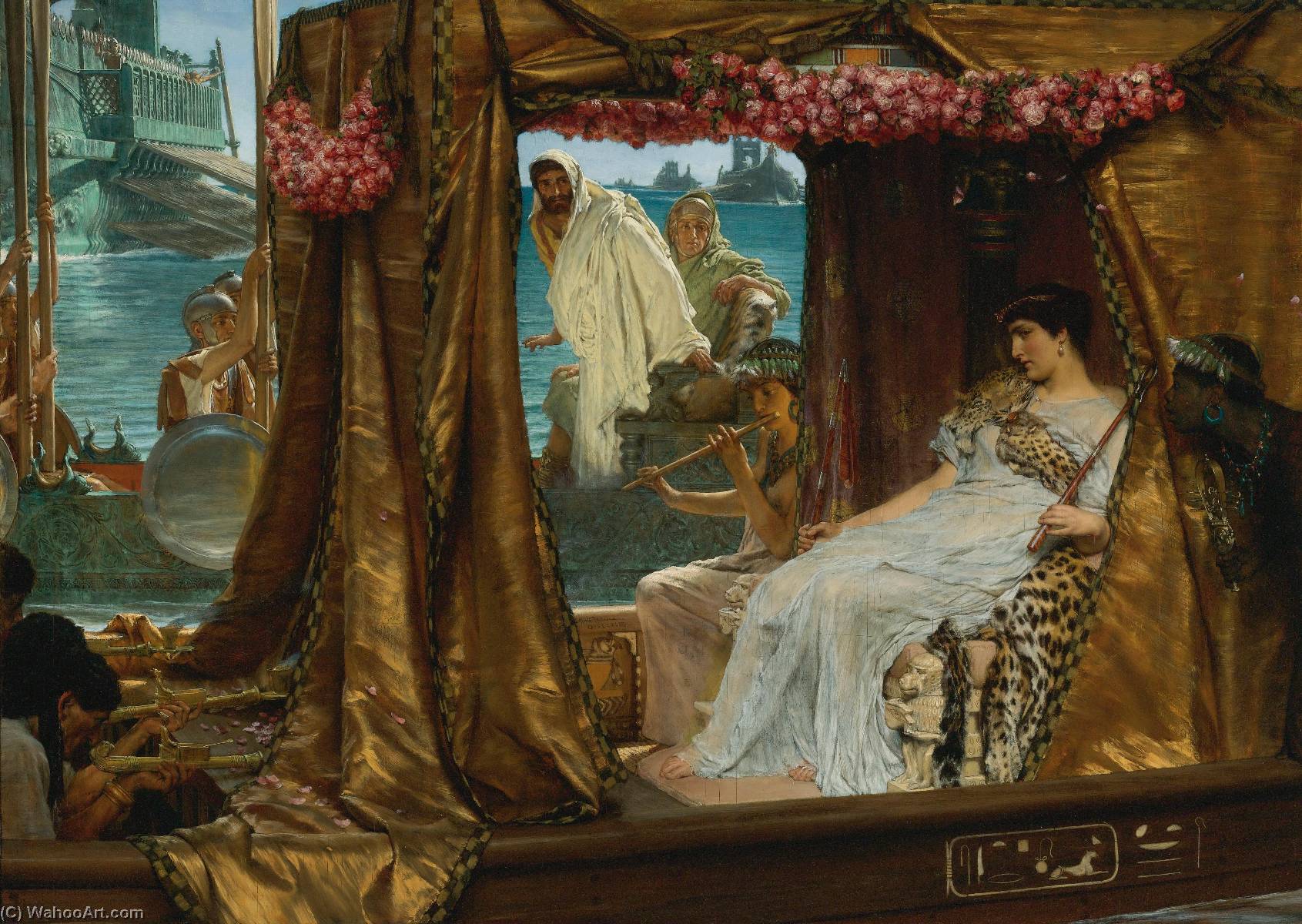 The Meeting Of Antony And Cleopatra 41 Bc — Lourens Alma Tadema