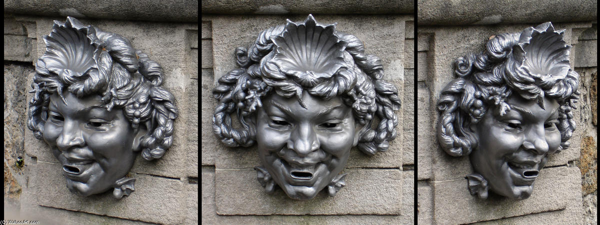 Three Views Of A Mask — Auguste Rodin
