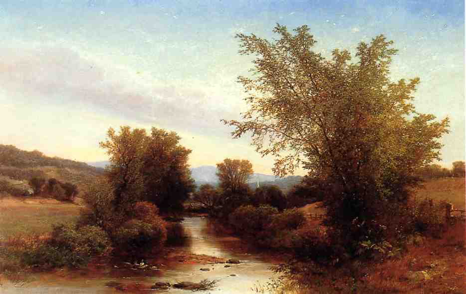 Landscape With Footbridge — Albert Fitch Bellows