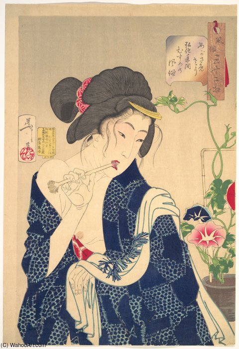 A Girl Of The Kôka Era — Tsukioka Yoshitoshi