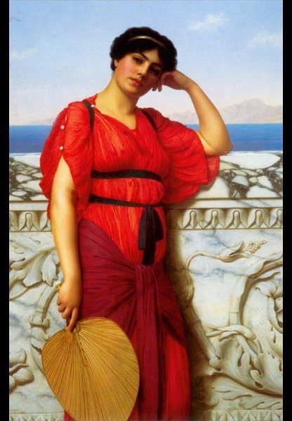 A Classical Lady — R.b.a John William Godward